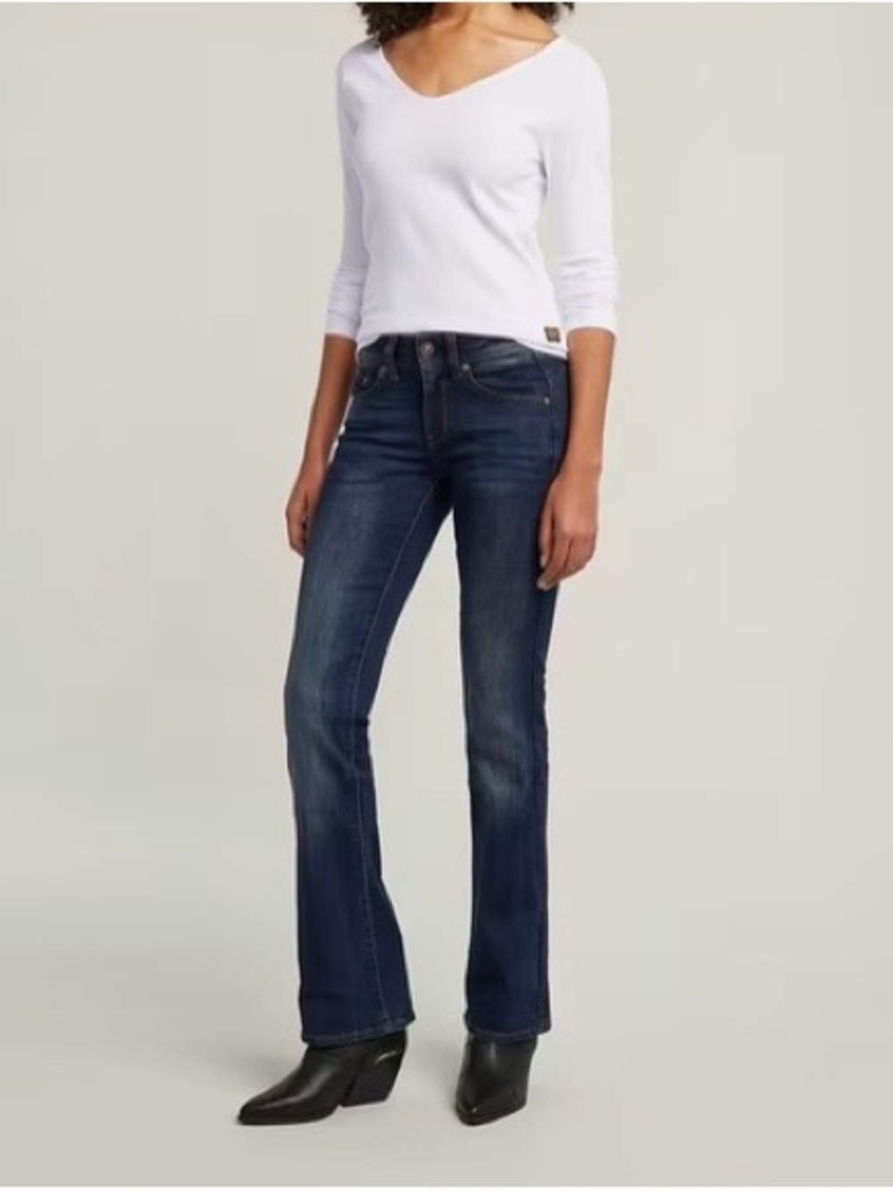 G-Star Women's Dark Indigo Bootcut Jeans Size 27X32
